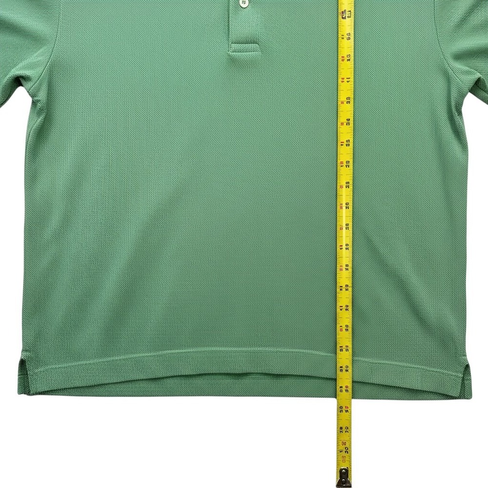 Bottega Veneta Green Cotton Pique Butterfly Logo Polo Shirt Made in Italy Sz 48 - Picture 4 of 9